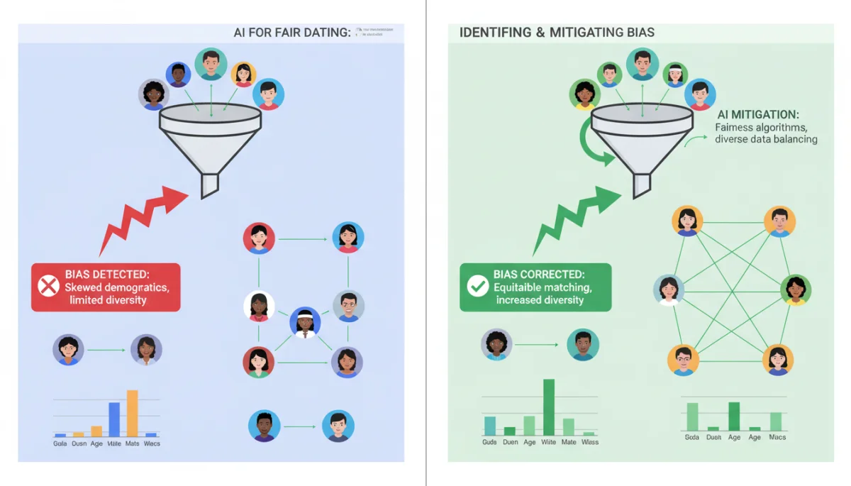 AI mitigating bias in dating app matching