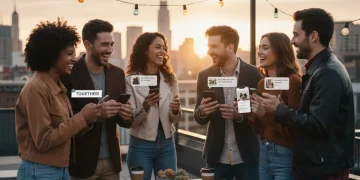 People happily using dating apps for long-term connections