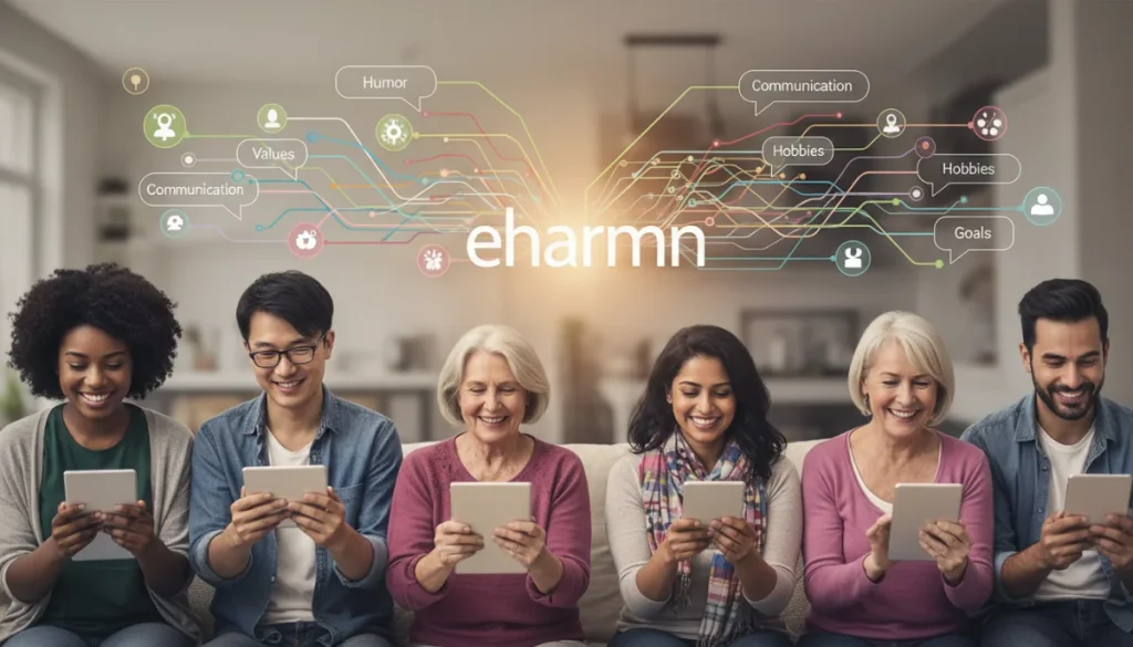 eHarmony compatibility quiz influencing match quality for meaningful connections.