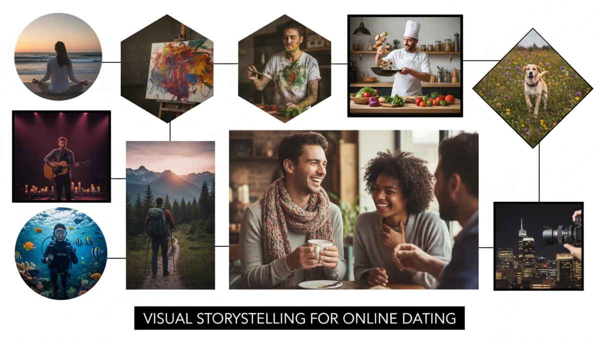 Diverse high-quality profile photos for dating apps