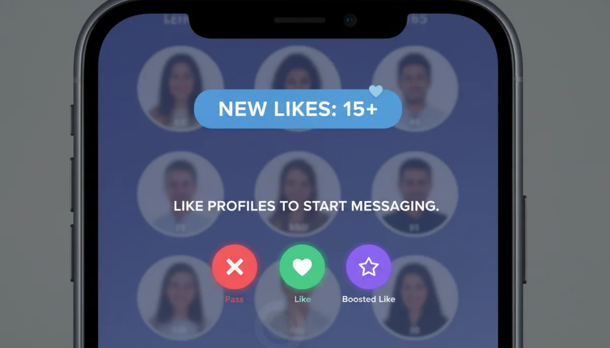OkCupid 'Likes You' section after update