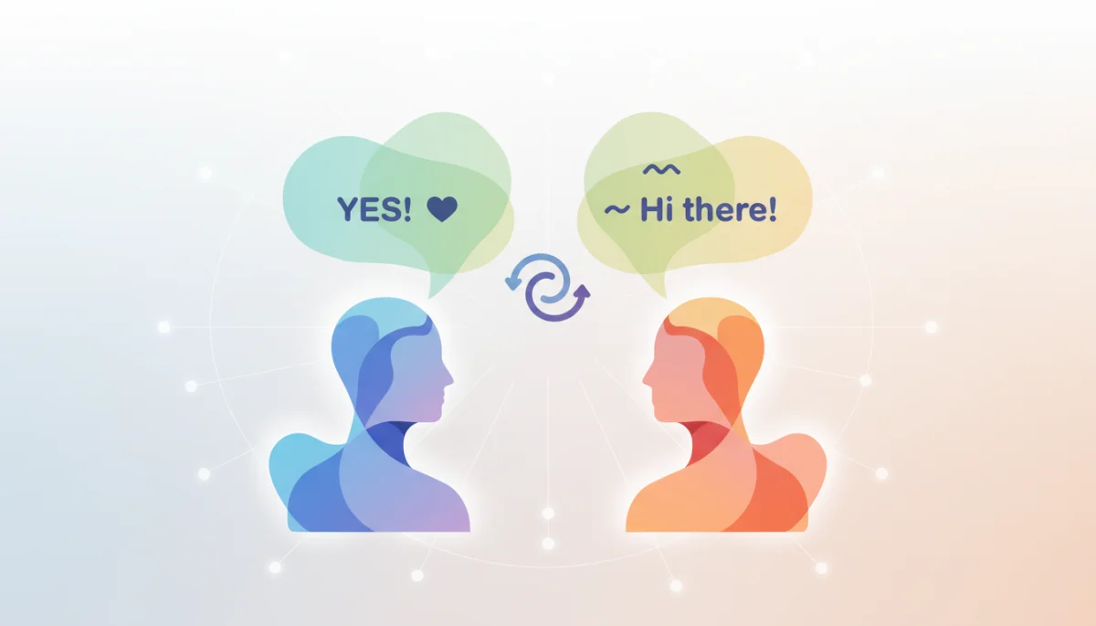 Successful match and conversation on OkCupid