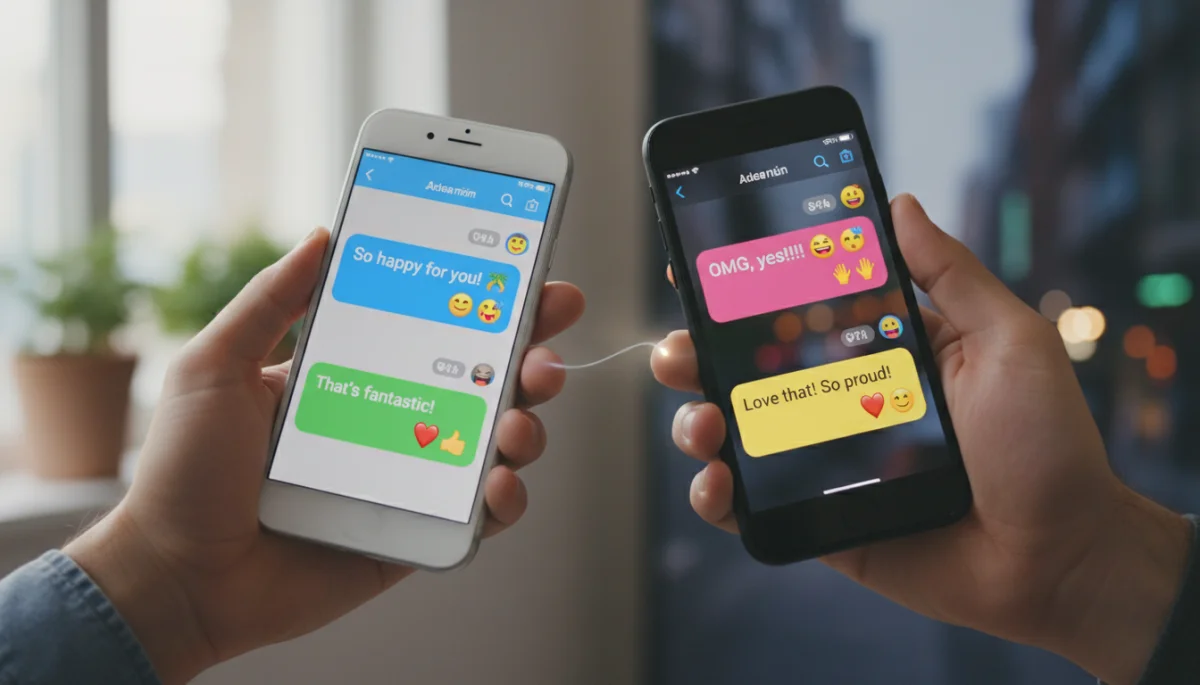 Two people engaging in a virtual conversation, connecting remotely.